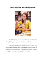 Tài liệu Phòng ngừa đái tháo đường ra sao? ppt