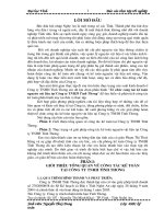 BÁO CÁO THỰC TẬP TỐT NGHIỆP: Công tác kế toán nguyên vật liệu tại Công ty TNHH Tình Thông