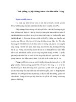 Tài liệu Cách phòng trị hội chứng taura trên tôm chân trắng pptx