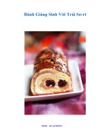 Tài liệu Bánh Giáng Sinh Với Trái Sơ-ri ppt