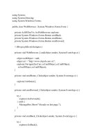 Tài liệu Lập trình Mạng Microsoft .NET Framework phần 2 ppt