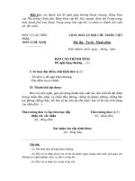 Tài liệu Mẫu báo cáo thành tích đề nghị tặng thưởng Huân chương, Bằng khen của Thủ tướng Chính phủ, Bằng khen cấp Bộ, ban, ngành, đoàn thể Trung ương, tỉnh, thành phố trực thuộc Trung ương (cho tập thể, cá nhân có thành tích xuất sắc đột xuất) docx