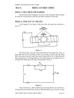 Tài liệu PHÒNG THÍ NGHIỆM KỸ THUẬT ÐIỆN - BÀI 2: ÐỘNG CƠ MỘT CHIỀU pptx