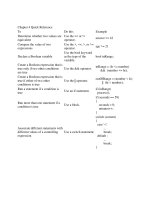 Tài liệu Chapter 4 Quick Reference ppt