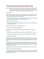 Tài liệu Thoái hóa hoàng điểm ở mắt có thể gây mù lòa pdf