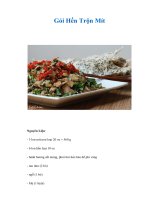 Tài liệu Gỏi Hến Trộn Mít pdf