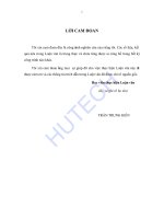 Luận văn Máy lạnh hấp thụ và ứng dụng