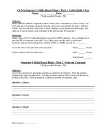 Tài liệu CCNA Semester 1 Skills Based Final – Part 1 Cable Build / Test pptx