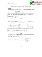 Tài liệu Chương 1 - Bài 8: Sự tiếp xúc của 2 đường cong pptx