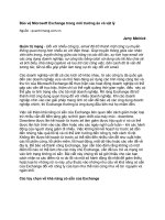 Tài liệu Bảo vệ Microsoft Exchange trong môi trường ảo và vật lý pptx