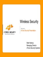 Tài liệu Wireless Security ppt