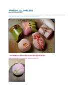 Tài liệu BÁNH ĐẸP CỦA NHẬT BẢN docx