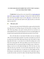 Tài liệu Cổ phần hoá doanh nghiệp nhà nước ở việt nam qua các giai đoạn phát triển ppt