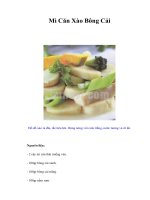 Tài liệu Mì Căn Xào Bông Cải docx