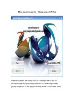 Tài liệu Phần mềm bản quyền - Chung sống với WGA pptx