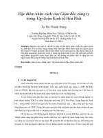 Đặc điểm nhân cách của giám đốc công ty trong tập đoàn kinh tế hòa phát 