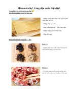 Tài liệu Món mới đây! Váng đậu cuốn thịt đây! docx