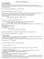 lý thuyết và bài tập chương sóng ánh sáng 12 luyện thi đại học