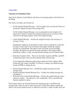 Tài liệu [ Team LiB ] Choosing Your Quoting Format Open Tools, Options, E-mail Options pptx