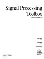 Tài liệu Signal Processing Toolbox P1 pdf