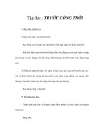 Tài liệu Tập đọc - TRƯỚC CỔNG TRỜI doc