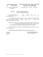 Tài liệu Xác nhận chuyển văn phòng đại diện thành chi nhánh doc