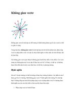 Tài liệu Không gian vectơ ppt