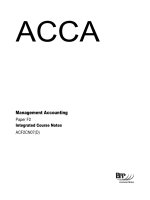Tài liệu ACCA mới nhất môn F2,textbook