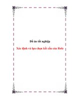 Tài liệu Đồ án tốt nghiệp - Xác định và lựa chọn kết cấu của Rơle docx