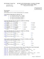 Tài liệu Đề Thi Tiếng Trung 462 Khối D năm 2007 doc