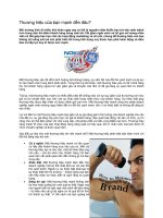 Tài liệu Thương hiệu của bạn mạnh đến đâu? docx