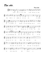 Tài liệu Bài hát đợi chờ - Thuận Yến (lời bài hát có nốt) ppt