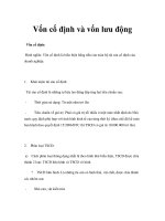 Tài liệu Vốn cố định và vốn lưu động pdf