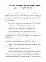 Tài liệu Giáo trình Tình trạng nôn và buồn nôn: Nguyên nhân thường gặp và phương thức điều trị ppt