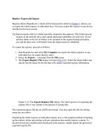 Tài liệu Registry Export and Import ppt