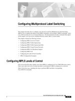 Tài liệu Configuring Multiprotocol Label Switching pptx