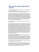 Tài liệu Điều chỉnh kỹ năng lao động phù hợp với WTO docx