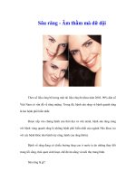 Tài liệu Sâu răng - Âm thầm mà dữ dội docx