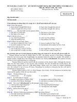 Tài liệu BỘ GIÁO DỤC VÀ ĐÀO TẠO KỲ THI TỐT NGHIỆP TRUNG HỌC PHỔ THÔNG NĂM 2008 LẦN 2 Mã đề thi 570 docx