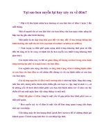 Tài liệu Tại sao hen suyễn lại hay xảy ra về đêm? pdf