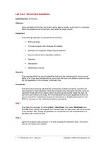 Tài liệu Sound Card Installation pptx