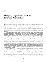Tài liệu MERGERS AND ACQUISITIONS IN BANKING AND FINANCE PART 4 pdf