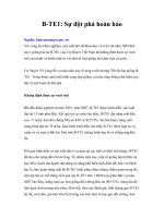 Tài liệu B-TE1: Sự đột phá hoàn hảo docx