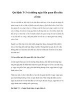 Tài liệu Qui định T+3 và những ngày liên quan đến chia cổ tức Với các nhà đầu tư, doc