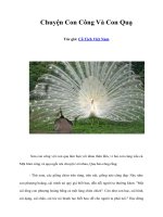 Tài liệu Chuyện Con Công Và Con Quạ doc