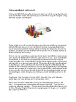 Tài liệu Những ngày đầu khởi nghiệp của tôi doc