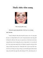 Tài liệu Thuốc chữa viêm xoang ppt