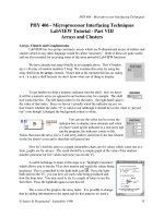 Tài liệu Microprocessor Interfacing Techniques Lab VIEW Tutorial Part 8 docx