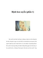 Tài liệu Bệnh hen suyễn (phần 1) doc