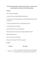 Tài liệu Cấp Giấy chứng nhận đầu tư (sửa đổi) cho dự án đầu tư có vốn đầu tư nước ngoài trong lĩnh vực kinh doanh vận chuyển hàng không. doc